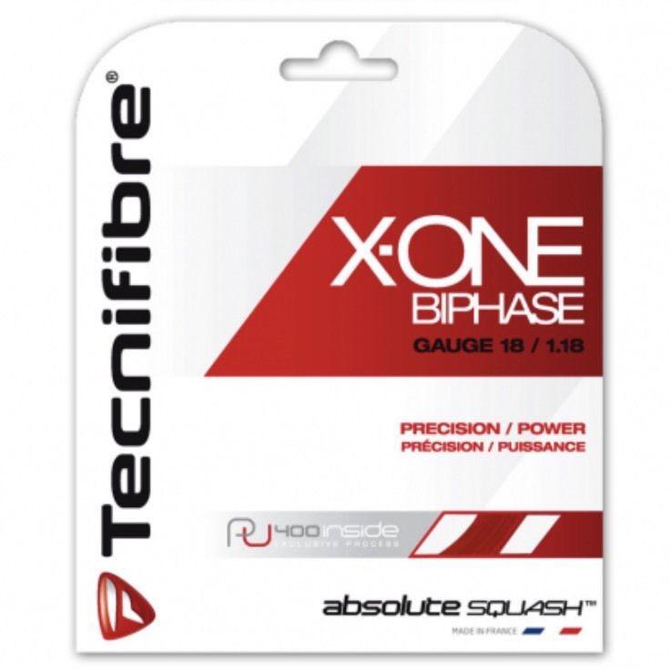 Tecnifibre X-One BiPhase Squash String Set - 1.18mm